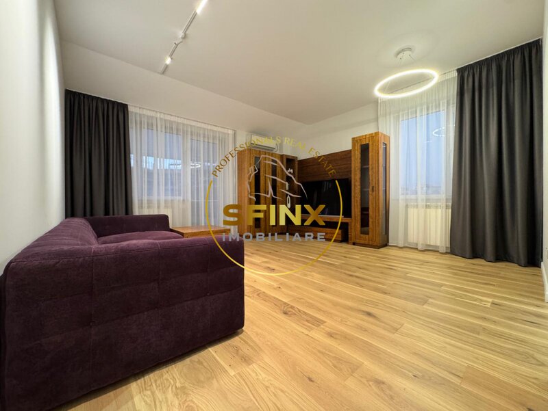 Penthouse complet mobilat, cu terasa de 60mp si 2 locuri de parcare