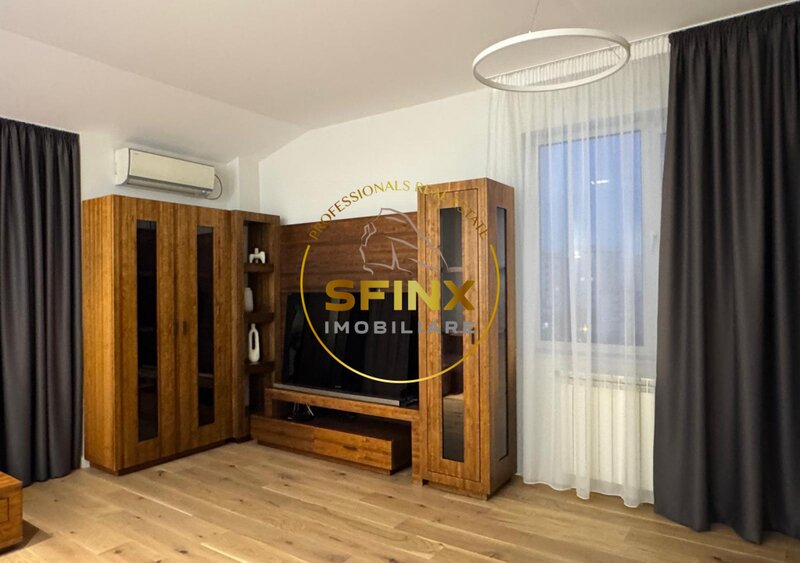 Penthouse complet mobilat, cu terasa de 60mp si 2 locuri de parcare