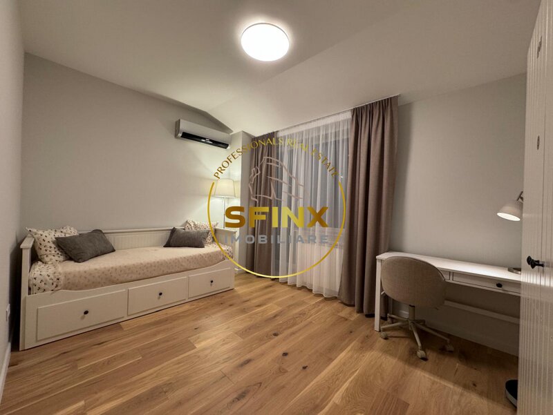 Penthouse complet mobilat, cu terasa de 60mp si 2 locuri de parcare